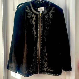 Linea by Louis Dell’Olio Women’s Leather Suede Jacket Size 1X NEW